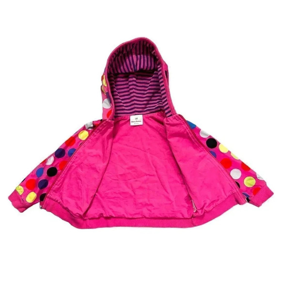 Hanna Andersson | Polka Dot Zip Hoodie (4) - Picture 3 of 7